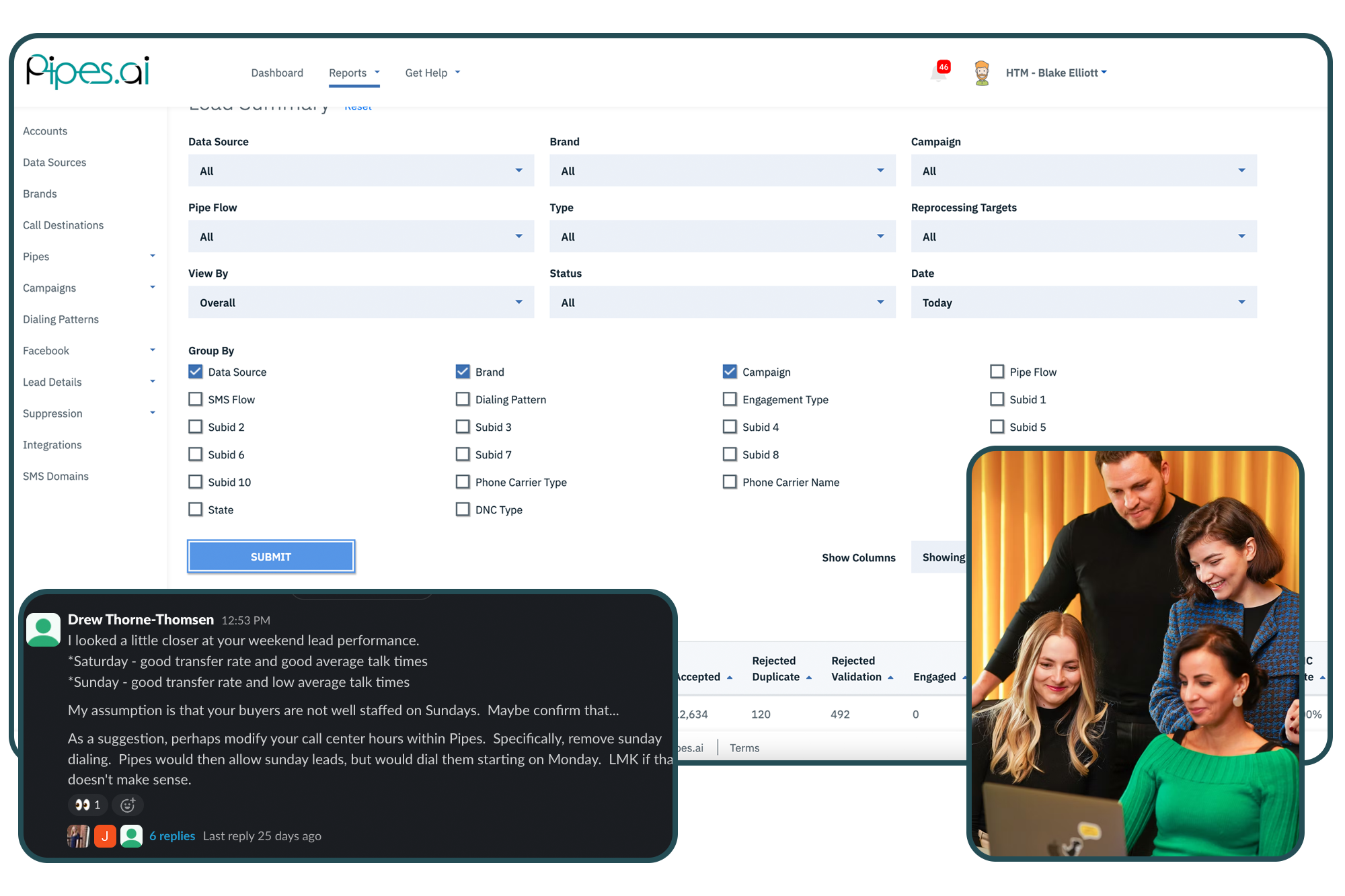 Pipes for Home Services 5 Pipes for Home Services Use AI technology to turn web leads into live calls for your sales team.